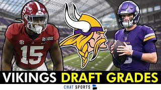 Minnesota Vikings Draft Grades Ft. J.J. McCarthy & Dallas Turner