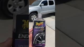 Meguiars Endurance tire gel, 2008 Toyota Tacoma