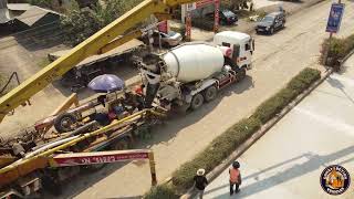 សម្មភាពសាងសង់ផ្លូវបេតុង - How Concrete Road Made!