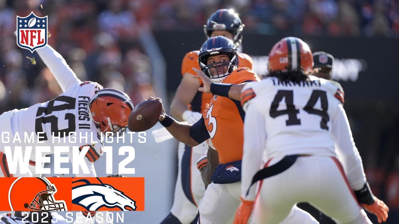 Denver Broncos Vs. Cleveland Browns Full Game Highlights | NFL Week 12 ...