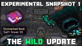 Minecraft 1.19 - Experimental Snapshot 1 - Ancient City, The Warden & Swift Sneak Enchantment!
