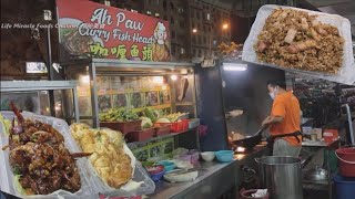 叁巴烧肉炒饭宫保虾姑饭槟城咖啡店煮炒美食晚餐 Crispy roast pork fried rice Penang best food dinner