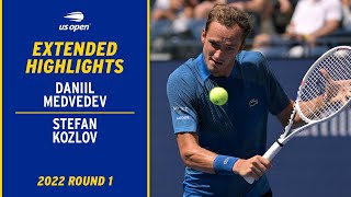 Daniil Medvedev vs. Stefan Kozlov Extended Highlights | 2022 US Open Round 1