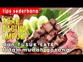 cara agar DAGING EMPUK & TUSUK SATE TIDAK MUDAH GOSONG ‼️ tips simpel