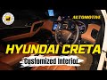 Old Hyundai Creta Interior Makeover: Dark Tan Seat Covers & Marble Finish | Orchis Customization