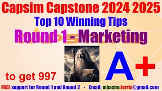 CapSim Guide - How to win CAPSIM round 1 to 8 answers [capsim 2024] -  Best results 998 - Part 2