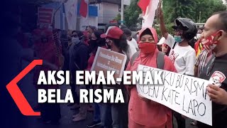 Aksi Emak-Emak Bela Risma Pasca-Viral Video Hujatan