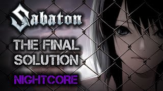 [Female Cover] SABATON – The Final Solution [NIGHTCORE by ANAHATA + Lyrics]
