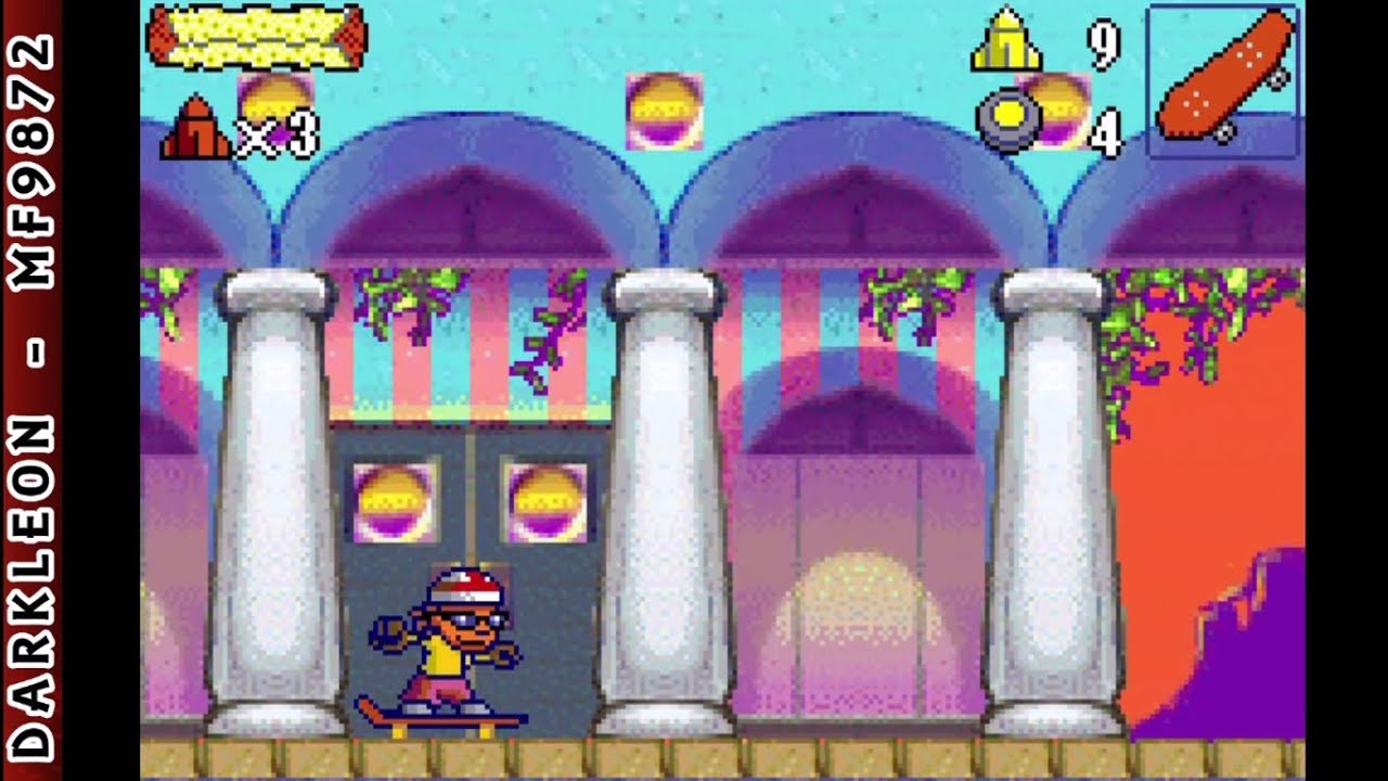 Game Boy Advance - Rocket Power - Beach Bandits © 2002 THQ - Gameplay ...