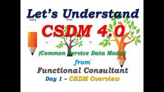 CSDM 4.0 - Day 1 - CSDM Overview - Learn From Functional Consultant #Shorts #Short