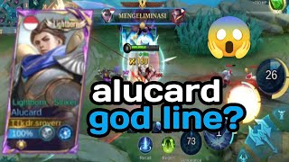 cobain alucard god line,, apakah hasilnya bagus??? 😱#alucarduser #mobilelegends #fyp