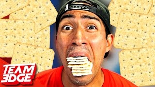 Dry Food Eating Challenge!!