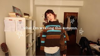 vinted haul, autumn outfits and messy room ⋆｡°✩