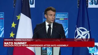 REPLAY: Emmanuel Macron holds news conference after NATO assembly