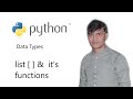 4. Python Basics  | Data Types in Python | List in Python