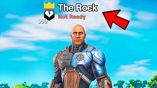 I Pretended to be The Rock with a Voice Changer in Fortnite...