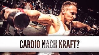 Cardio nach dem Kraft Training? Oder an einem separaten Tag? Welche Reihenfolge?