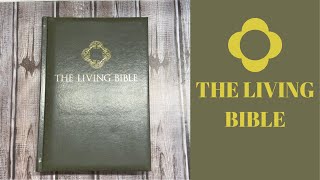 The Living Bible in Green Hardback