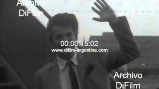 DiFilm - Daniel Gelin y Sami Frey arriban a Buenos Aires 1966