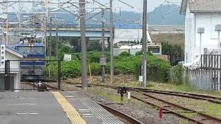 JR東日本　EF510 501 貨物列車通過