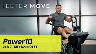 15 Min HIIT Workout | Power10 Elliptical Rower | Teeter Move