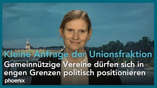 'Kleine Anfrage' der CDU/CSU: Einschätzungen von Alena Lagmöller (ARD)