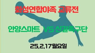 화성연합야족 교류전 안양스마트(장일권) VS 신갈족구단(박이현) 25,2,17 월요일 야족