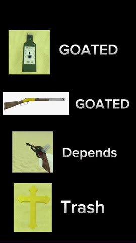 Items In Dead Rails In My Opinion Deadrails Roblox Shorts Funny