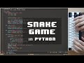 ASMR Programming: Snake Game, Python - No Talking