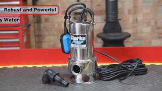 Clarke PVP11A Stainless Steel Dirty Water Submersible Pump