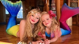 The legend of the Magic Mermaid. Princess Ella and playdoh girl make a wish and become real mermaids