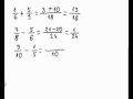 Zbrajanje i oduzimanje razlomaka -01-osnove