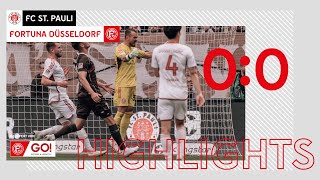 HIGHLIGHTS | FC St. Pauli vs. Fortuna Düsseldorf 0:0 | "Kastenmauer" vor'm Millerntor