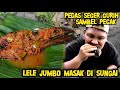 MASAK PECAK LELE JUMBO DI ATAS SUNGAI