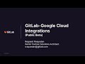 GitLab-Google Cloud Integration Demo