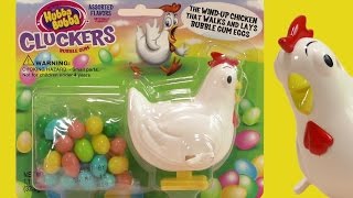 Hubba Bubba Cluckers Bubble Gum & Candy Dispenser Wind-Up Chicken Toy