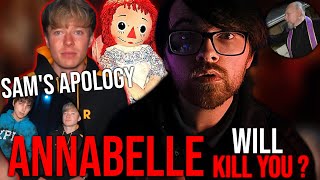 Reacting to Let's Talk About What Really Happened with Annabelle by (RE-UPLOAD)