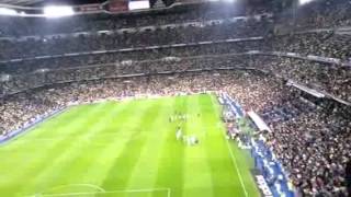 Copa del Rey 2014-2015.  Himno Hala Madrid y Nada Más.  Real Madrid vs Atlético de Madrid.
