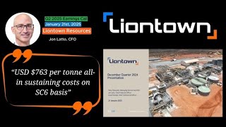 Liontown Explains Surprisingly Low Operating Costs