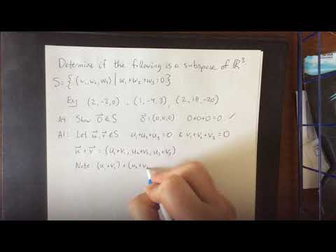 Is R3 a subspace of R3?