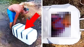 Man Finds A Cooler Floating Down The River And Actually Opens It