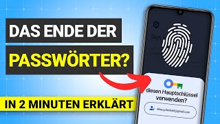 Was sind Passkeys? In 2 Minuten Erklärt