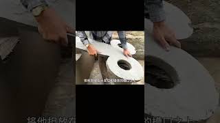 難以置信 男人竟然在水溝里徒手建造了座水力發電站#手工diy #巴基斯坦 #制造业 #手工修复 #手艺 #作坊