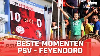 De BESTE MOMENTEN van PSV - FEYENOORD in de Eredivisie 🔥⚔️