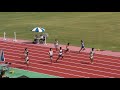 2019年　阪神中学陸上新人大会 １年男子１００m予選１組 尼崎記念競技場　10月５日　晴れ