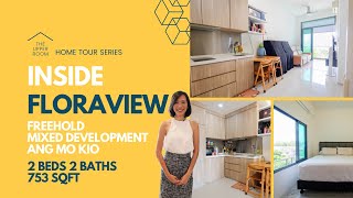 Floraview at Ang Mo Kio Lentor Freehold Mixed Development | Home Tour | 2 Beds 2 Baths High Ceiling