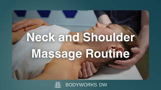 Neck & Shoulder Deep Tissue Massage | Myofascial Release Massage Tutorial