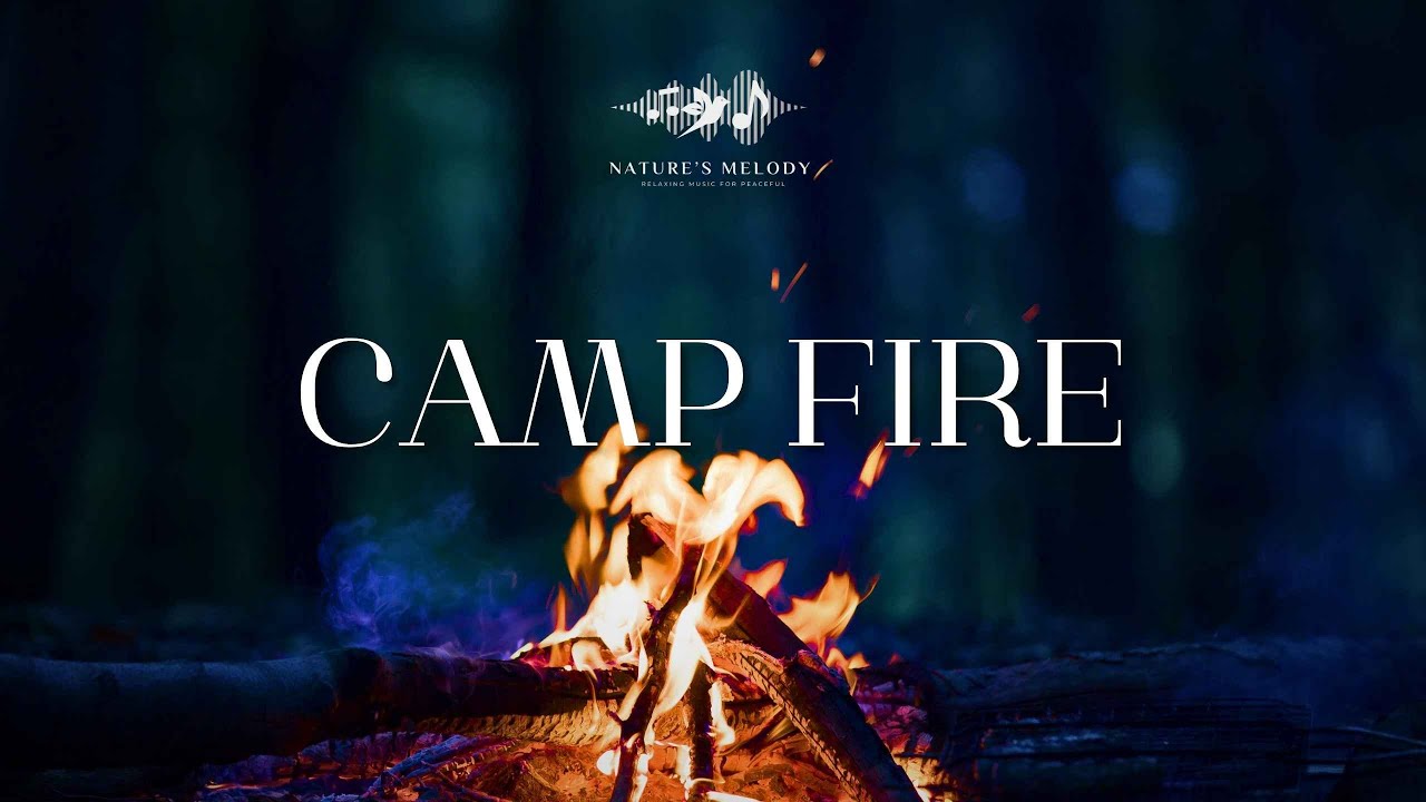 Cozy Campfire Relaxing Sounds Burning Crackling Campfire Sounds