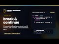 break & continue Explained | FullStack Masterclass JavaScript Course