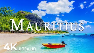 FLYING OVER MAURITIUS (4K UHD) - Soothing Music Along With Beautiful Nature Video - 4K Video UltraHD